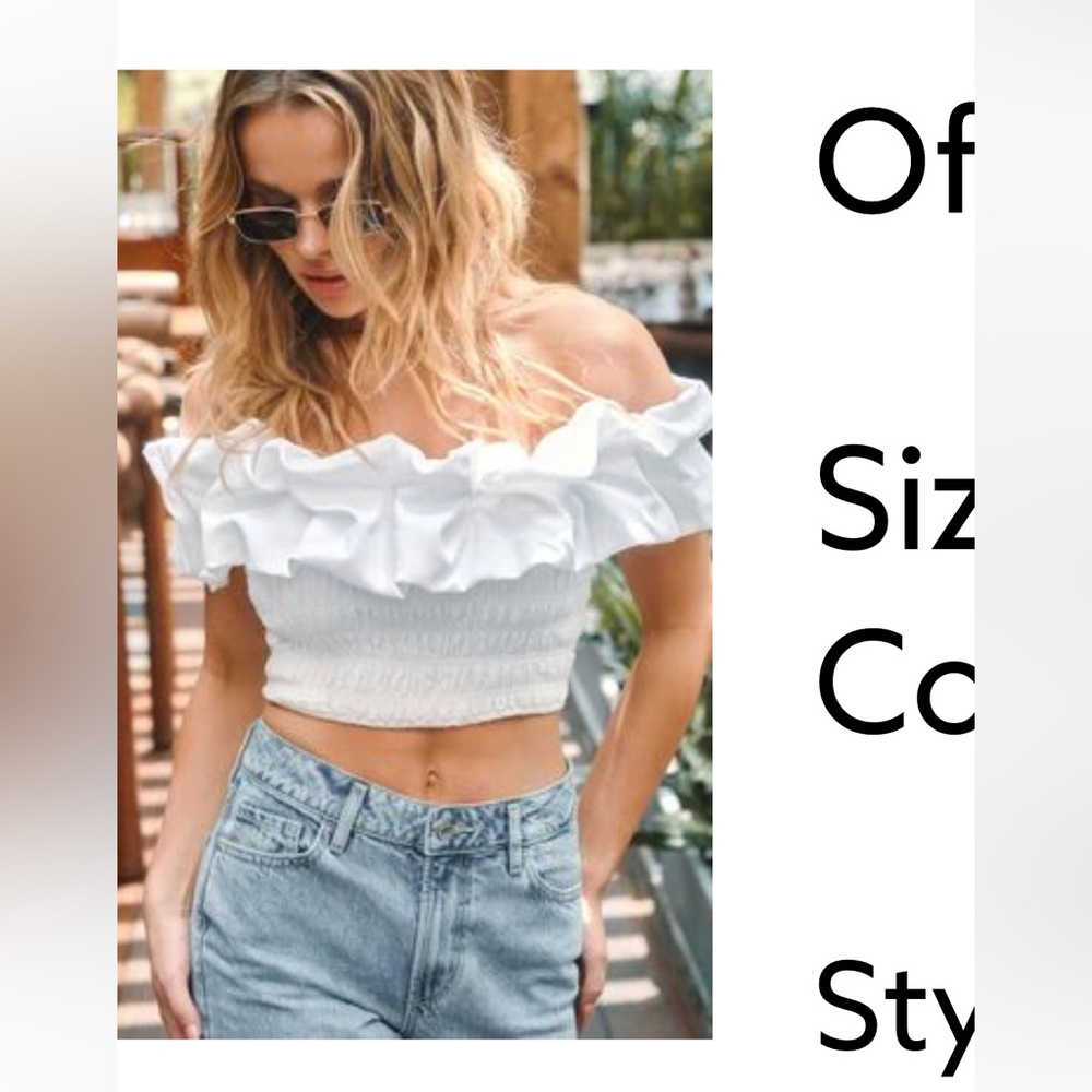 DYNAMITE OFF SHOULDER TOP XL